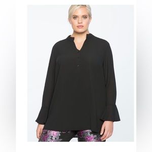 FINAL OFFER Eloquii flare sleeve pullover tunic blouse